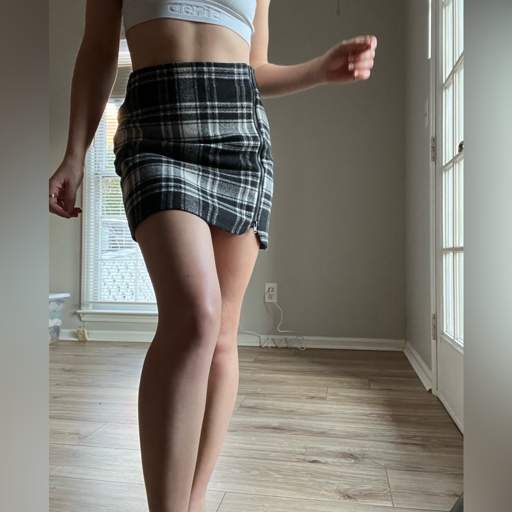 Hollister Plaid Mini Skirt